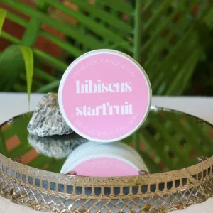 Sundaze Hibiscus   Starfruit | 2 oz Travel Candle | Coconut/Soy Wax