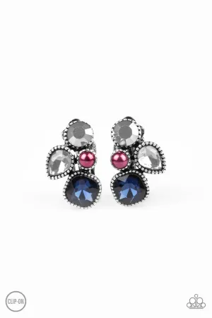 Super Superstar Multi Paparazzi Clip-On Earrings
