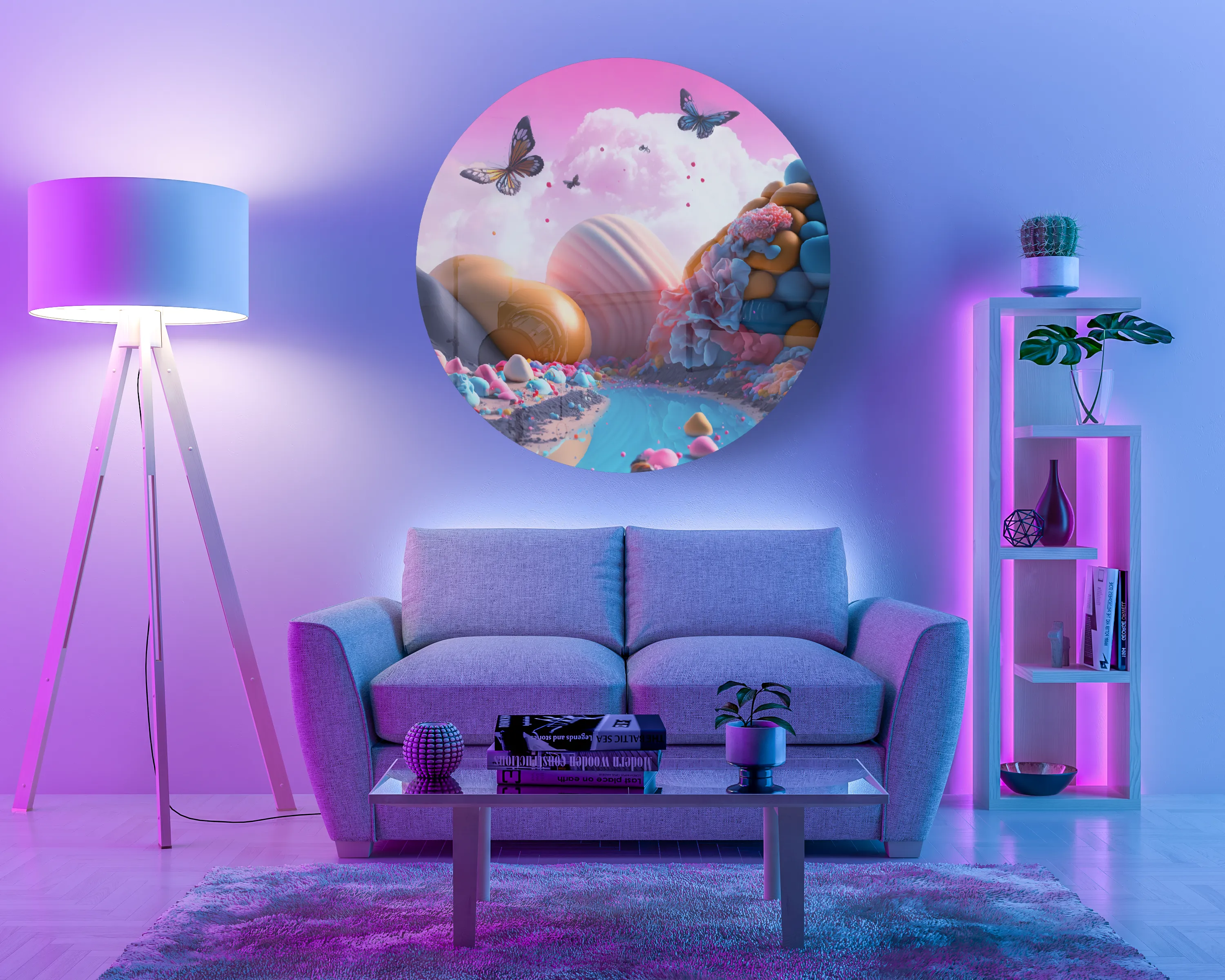 Sweet Streams Immersive Crystal Acrylic Glass