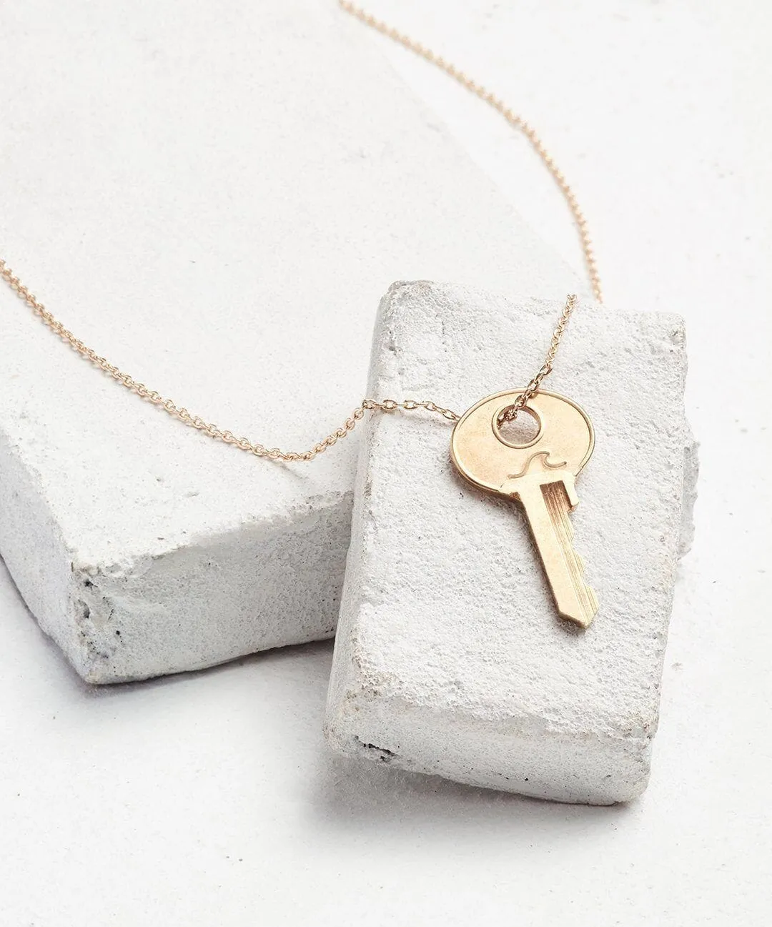 Symbol Dainty Key Necklace