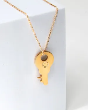Symbol Dainty Key Necklace