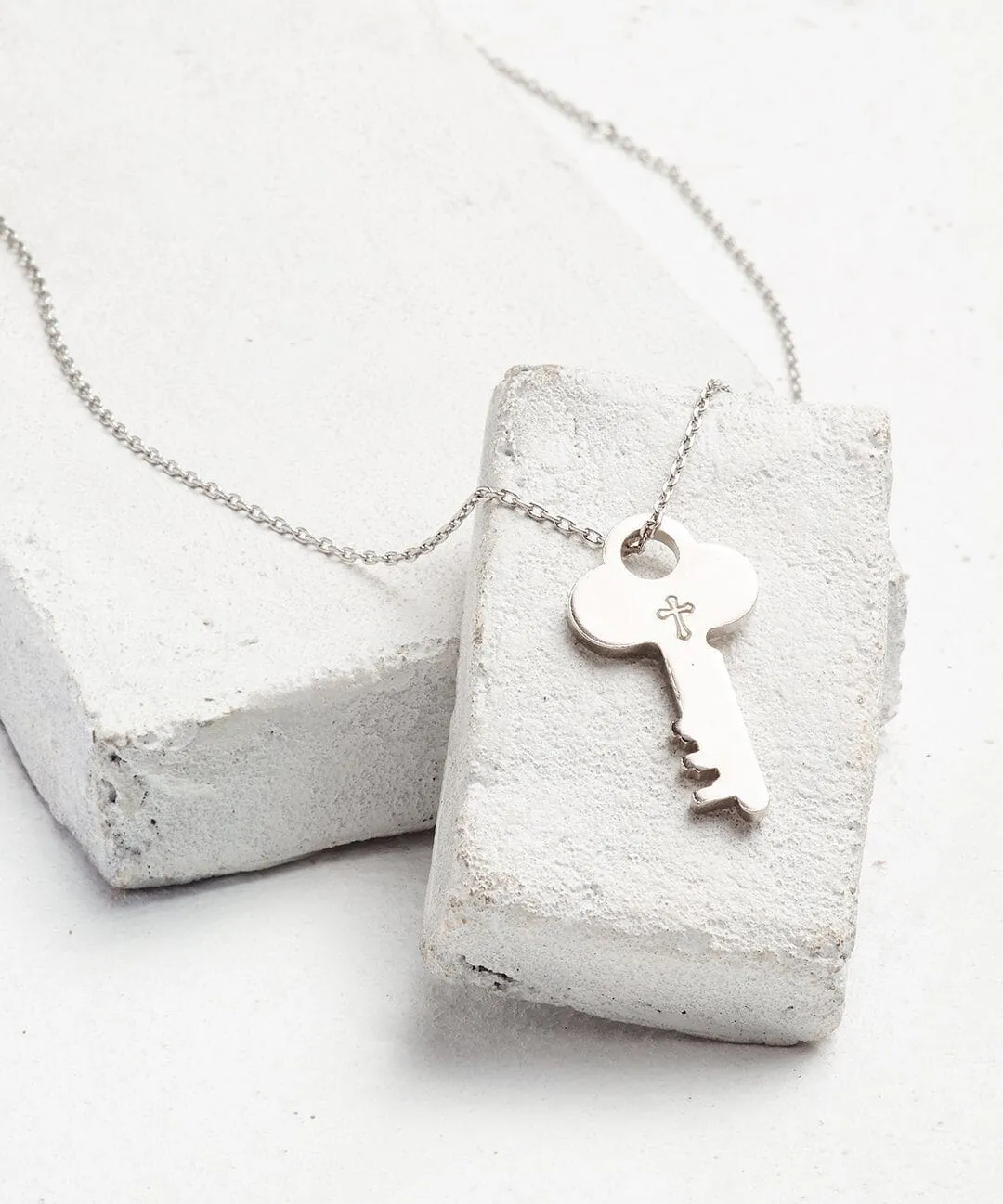 Symbol Dainty Key Necklace