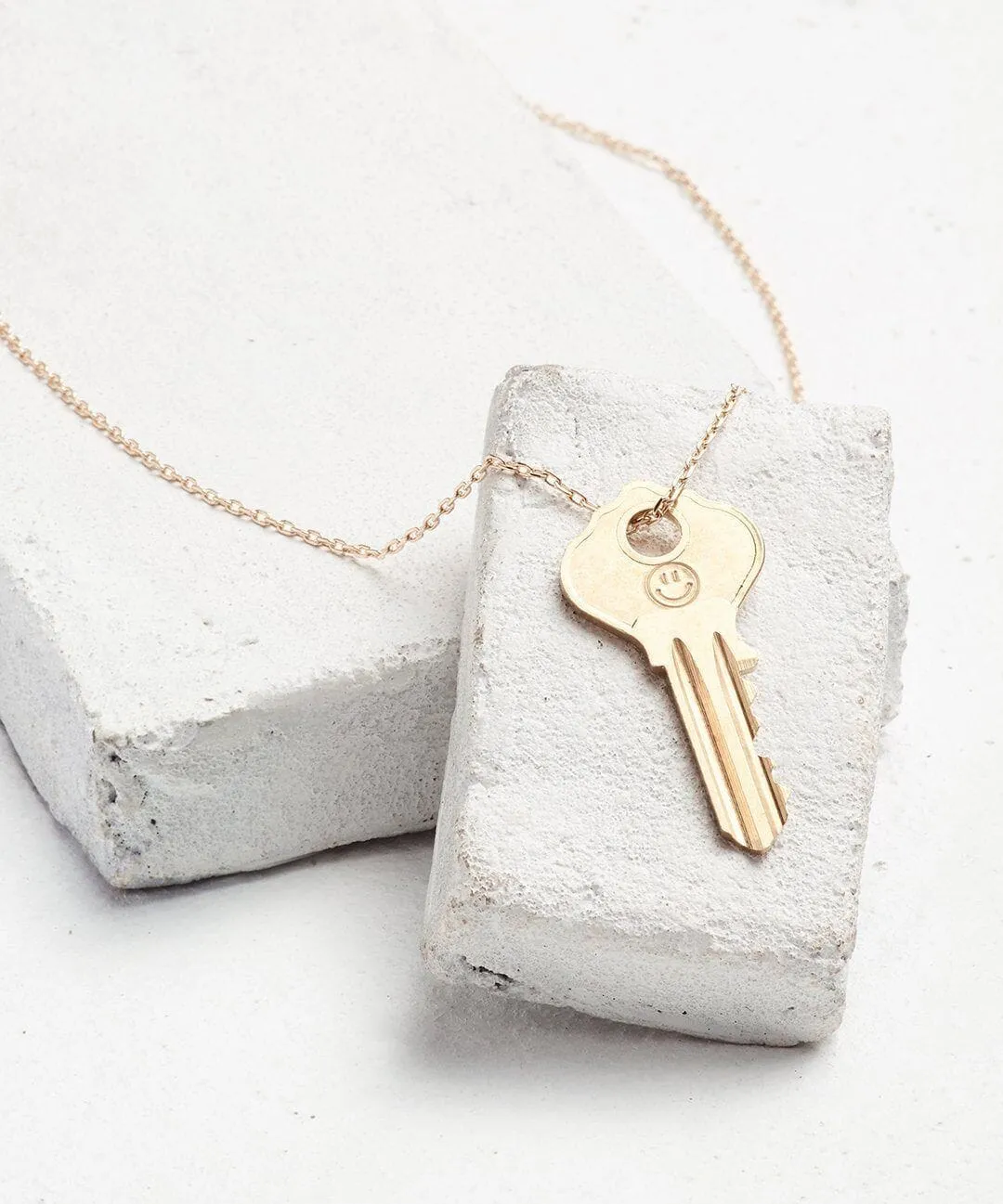 Symbol Dainty Key Necklace