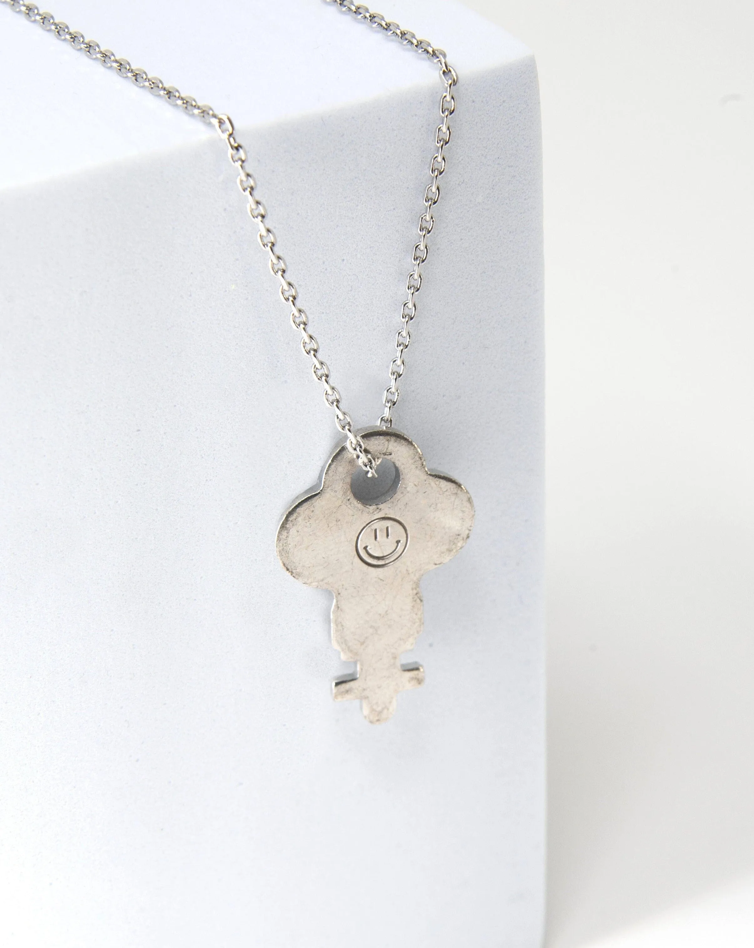 Symbol Dainty Key Necklace