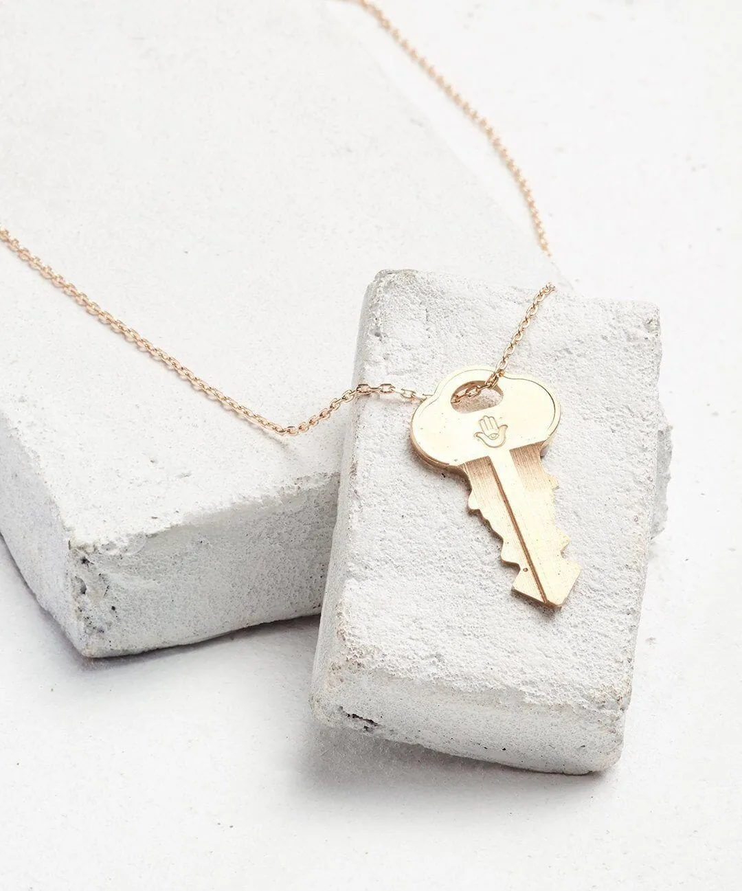 Symbol Dainty Key Necklace