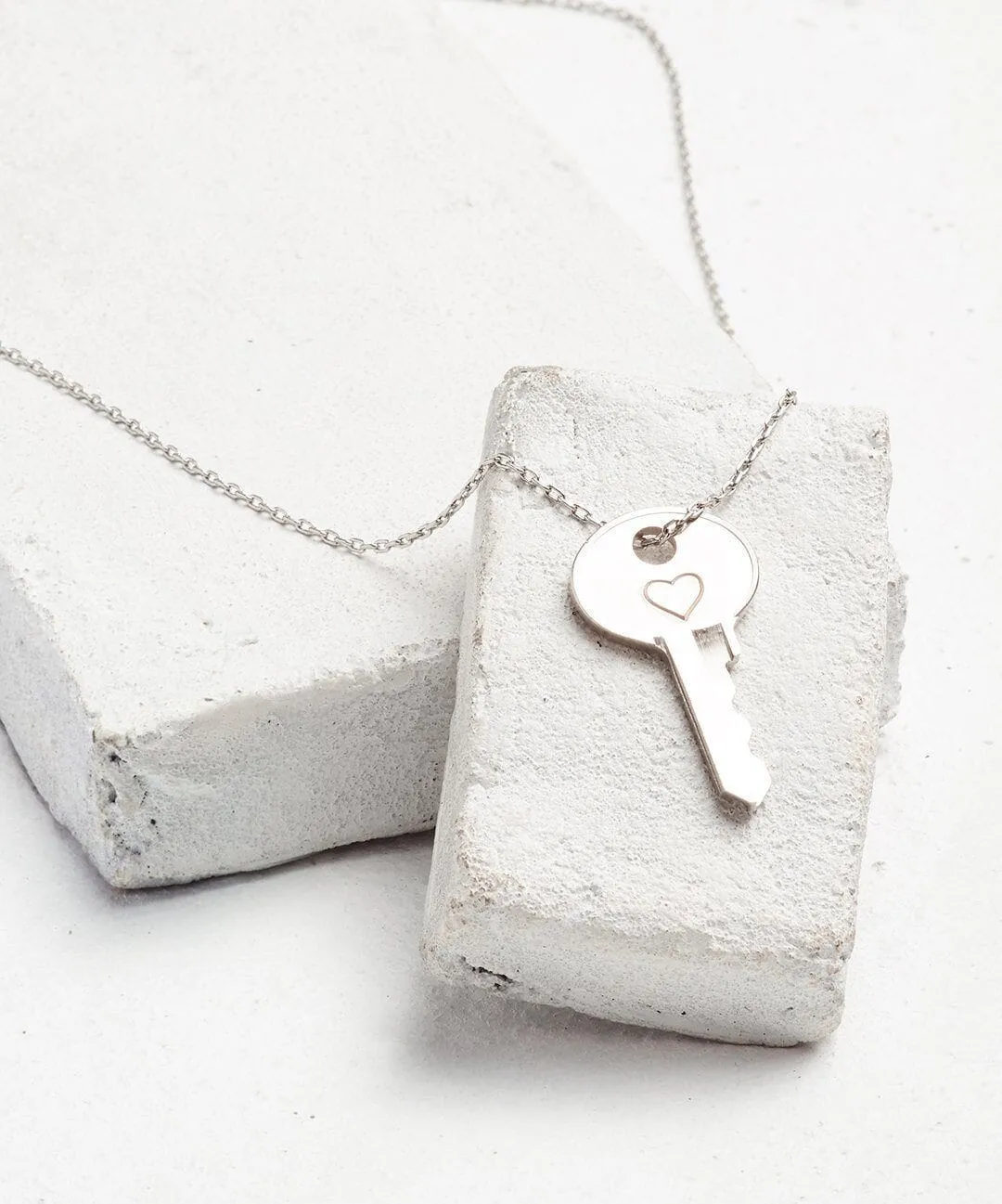 Symbol Dainty Key Necklace