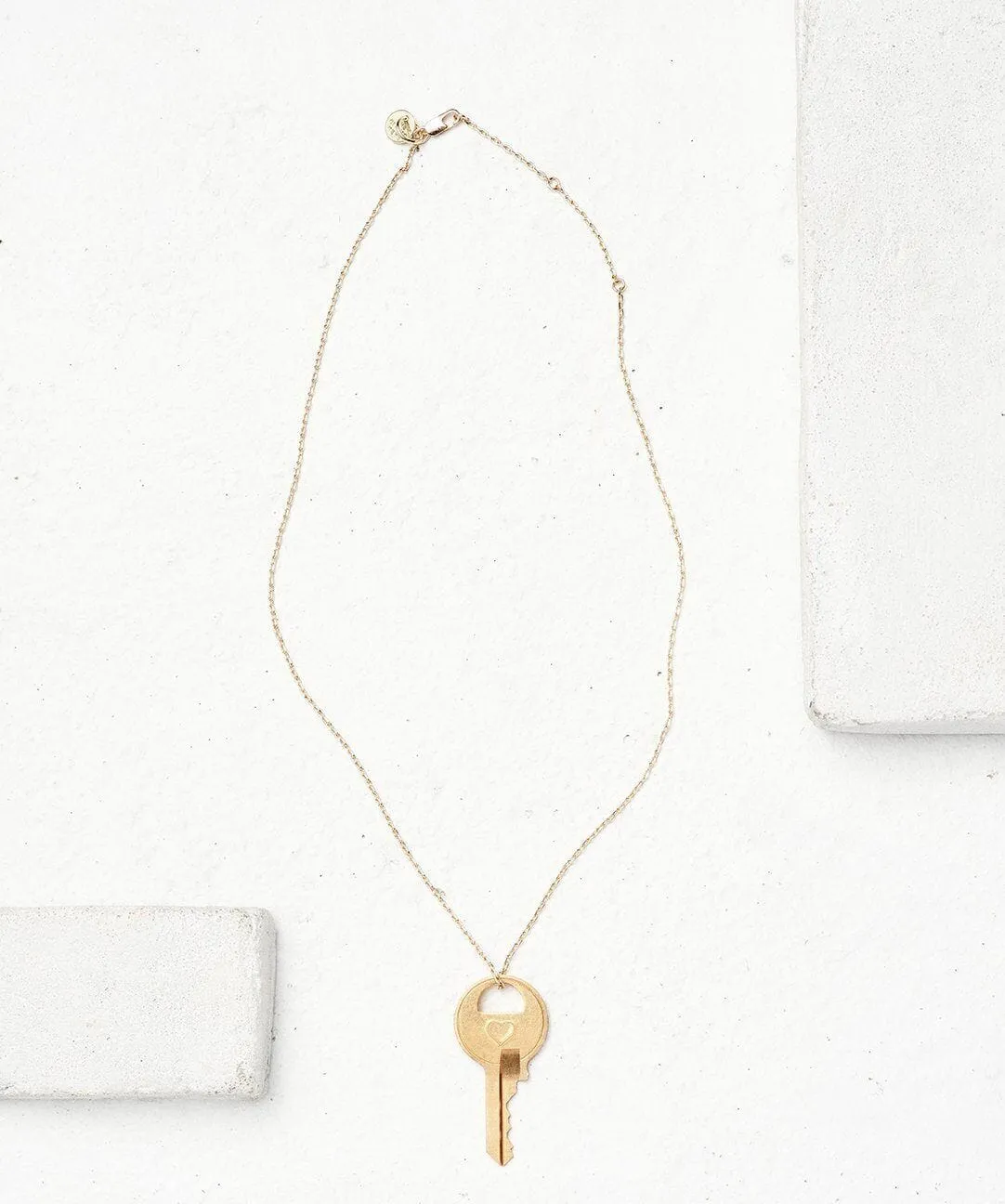 Symbol Dainty Key Necklace