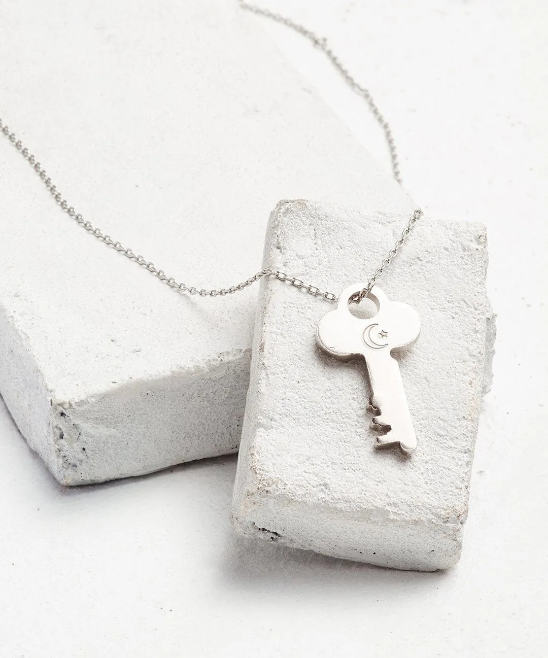 Symbol Dainty Key Necklace