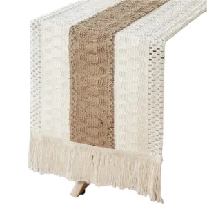 Table Runner Farmhouse Style, Boho Table Runner