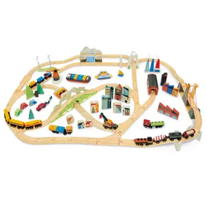 Tender Leaf Wooden Mountain View Train Set