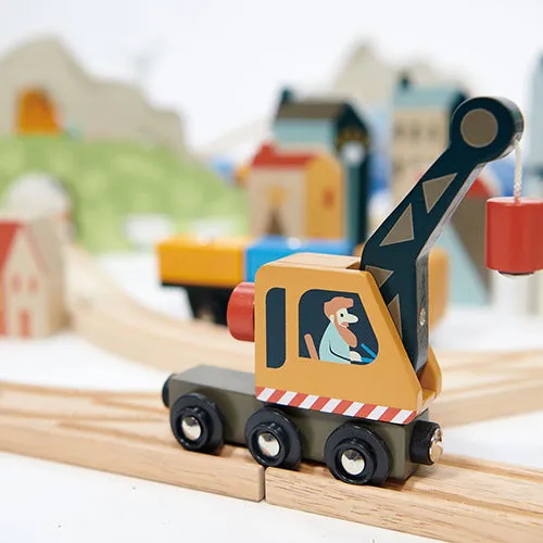 Tender Leaf Wooden Mountain View Train Set