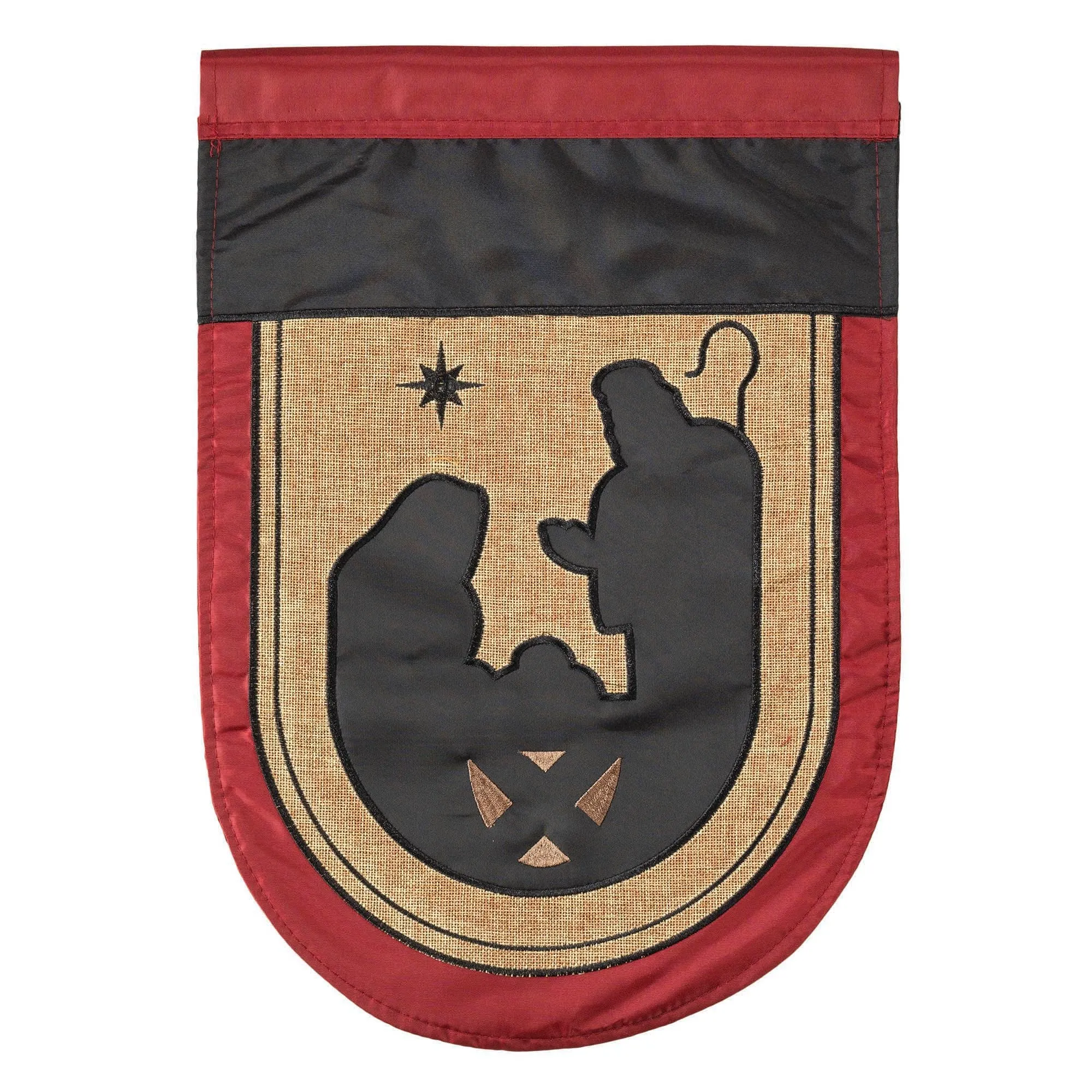 The Holy Family | Burlap Garden Flag
