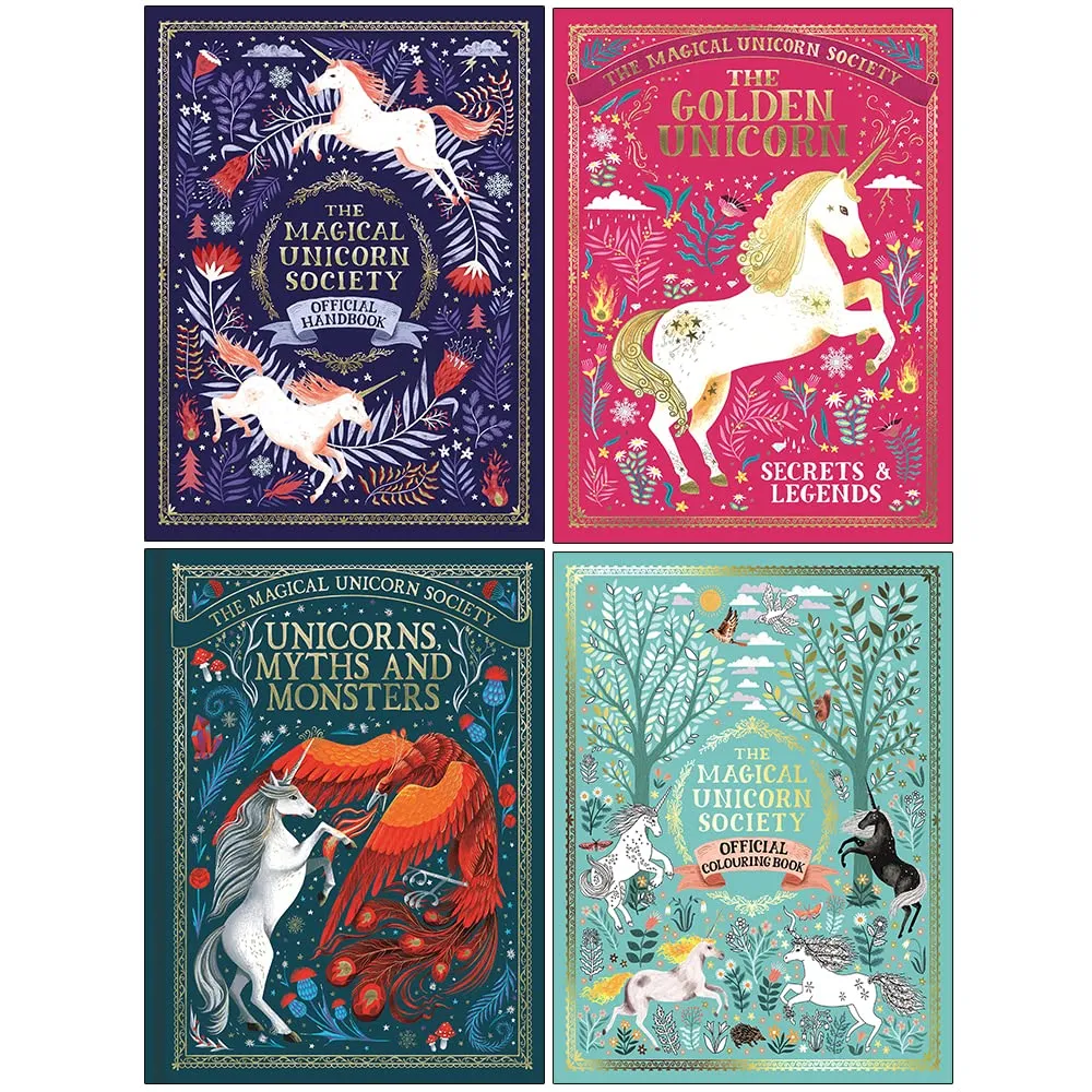 The Magical Unicorn Society Collection 4 Books Set