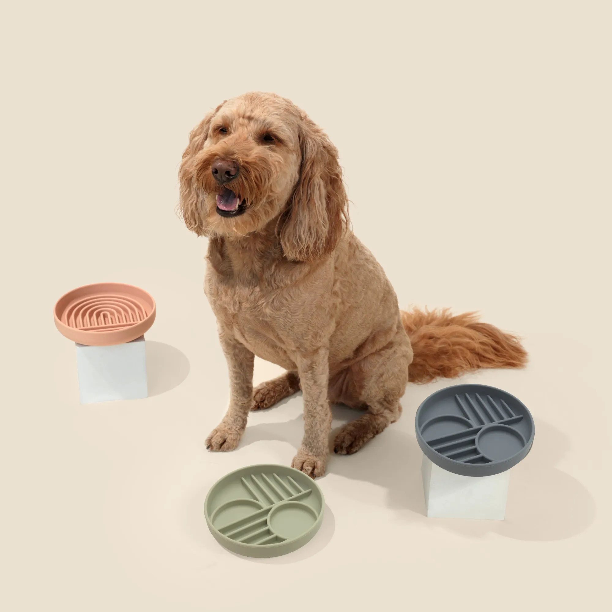 The Sunset Bowl: Slow Feeder & Lick Mat