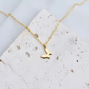 Tiny Butterfly Necklace