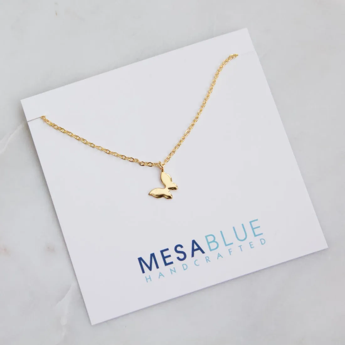 Tiny Butterfly Necklace