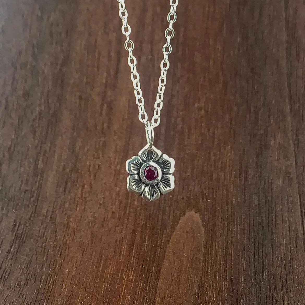 Tiny Flower Necklace