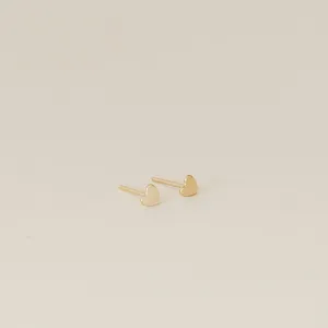 Tiny Heart Studs
