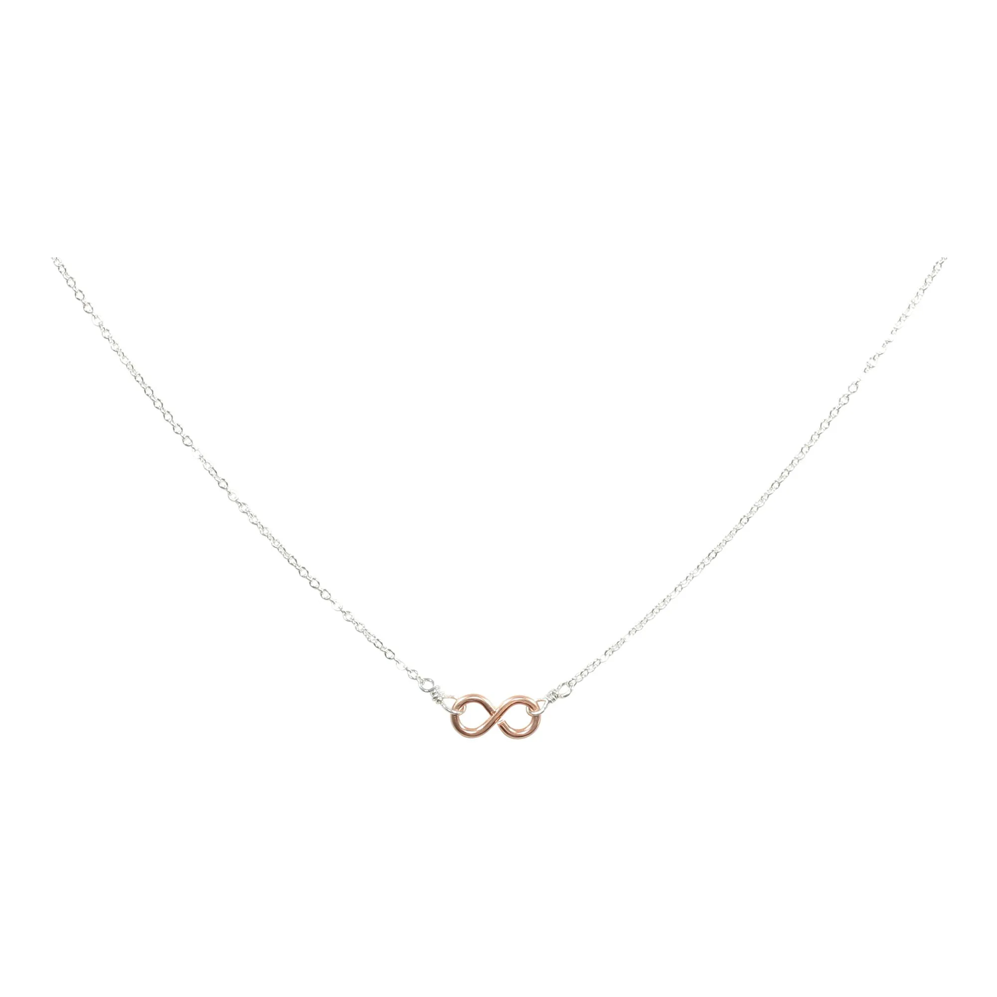 Tiny Infinity Necklace on Thin Chain