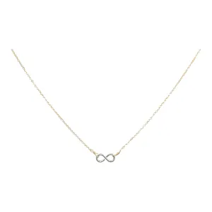 Tiny Infinity Necklace on Thin Chain