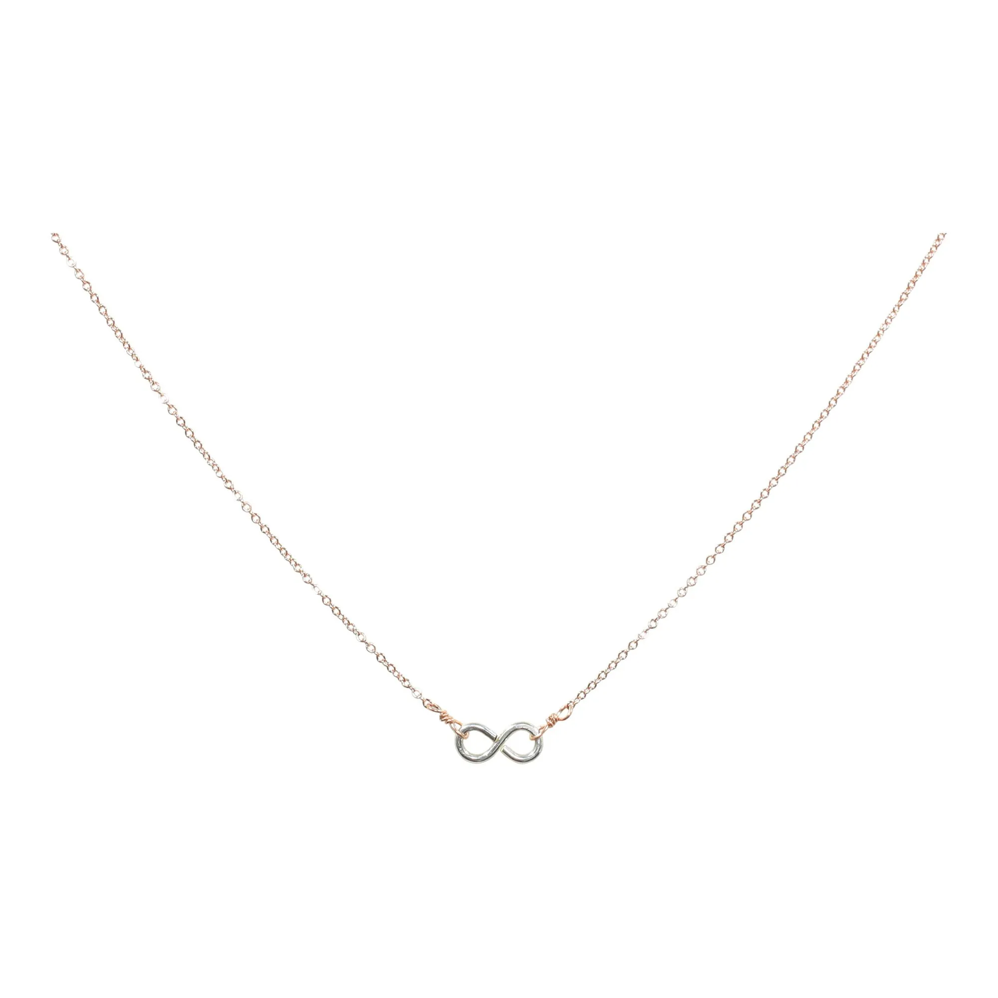 Tiny Infinity Necklace on Thin Chain
