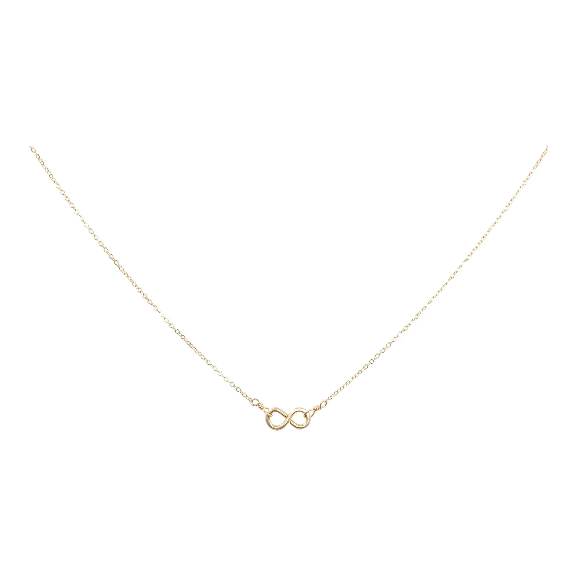Tiny Infinity Necklace on Thin Chain