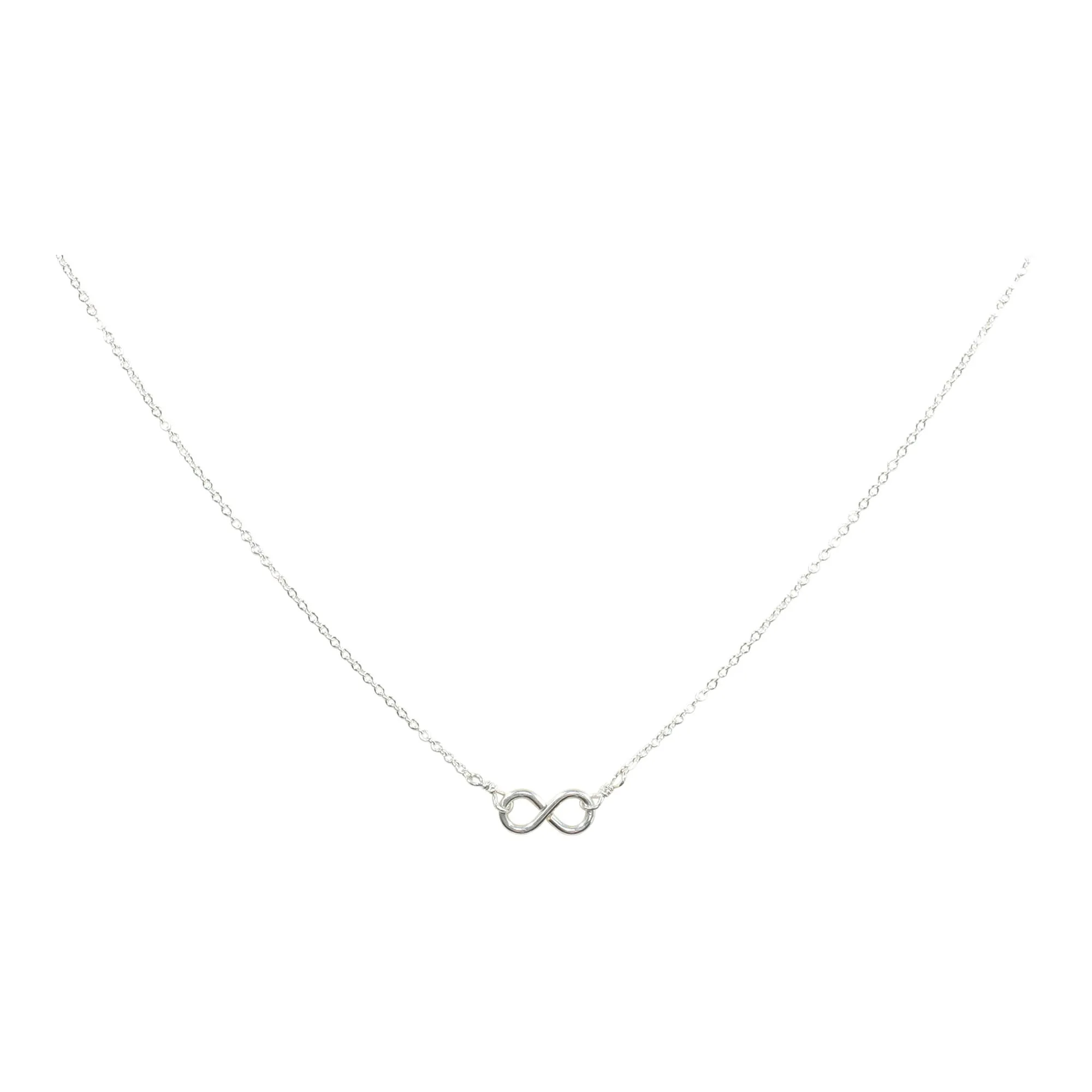 Tiny Infinity Necklace on Thin Chain