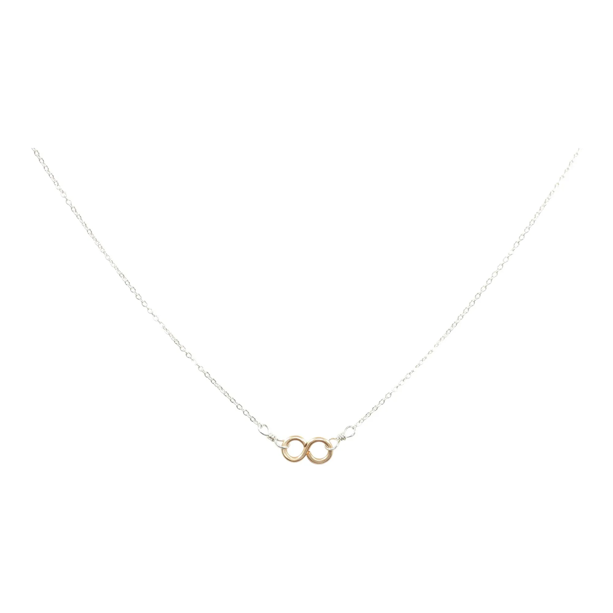 Tiny Infinity Necklace on Thin Chain