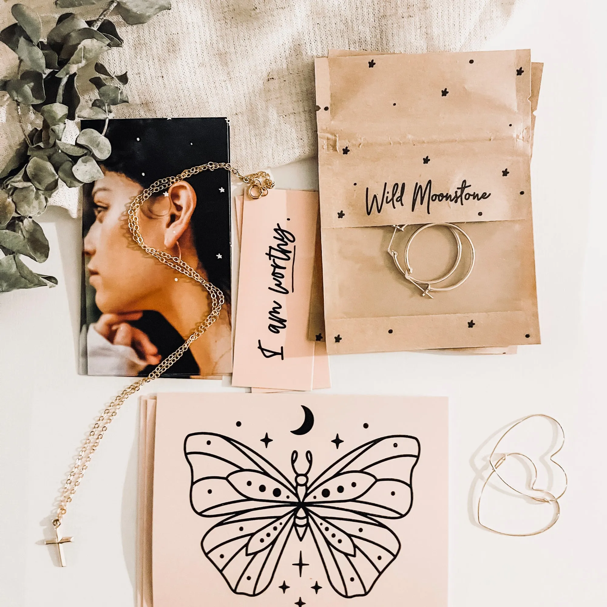Tiny Lotus Good Vibes Necklace