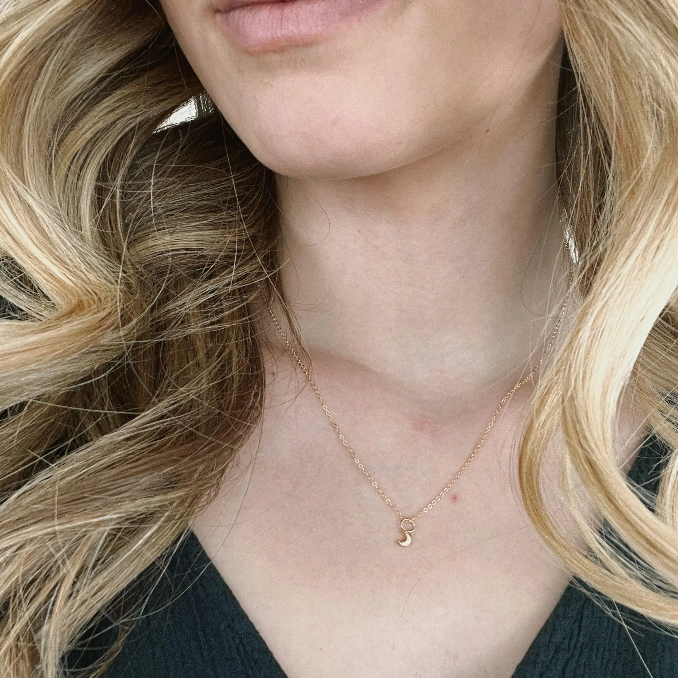 Tiny Moon Charm