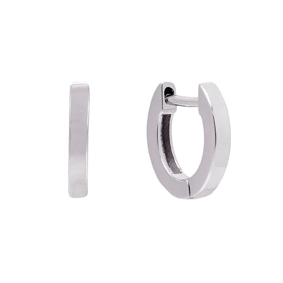 Tiny Ring Huggie Earring