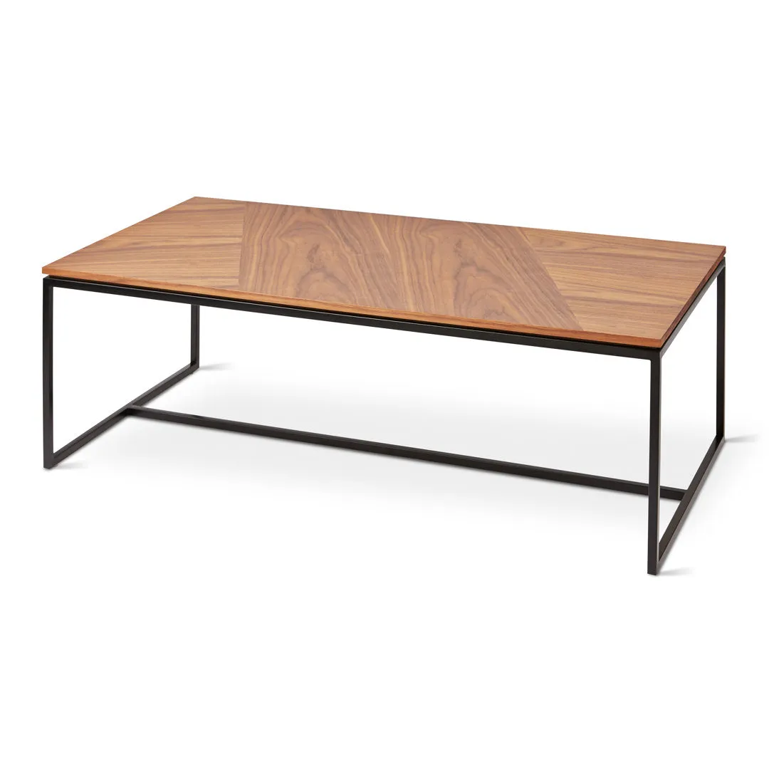 Tobias Coffee Table Rectangle Gus* Modern Color: Walnut
