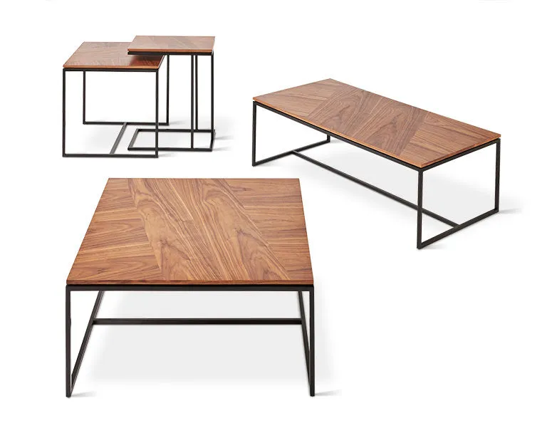Tobias Coffee Table Rectangle Gus* Modern Color: Walnut