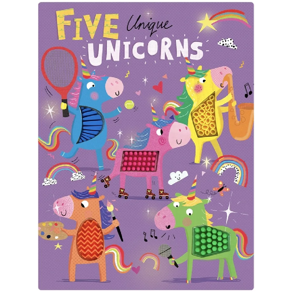 Touch & Feel Book: Five Unique Unicorns