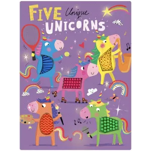 Touch & Feel Book: Five Unique Unicorns
