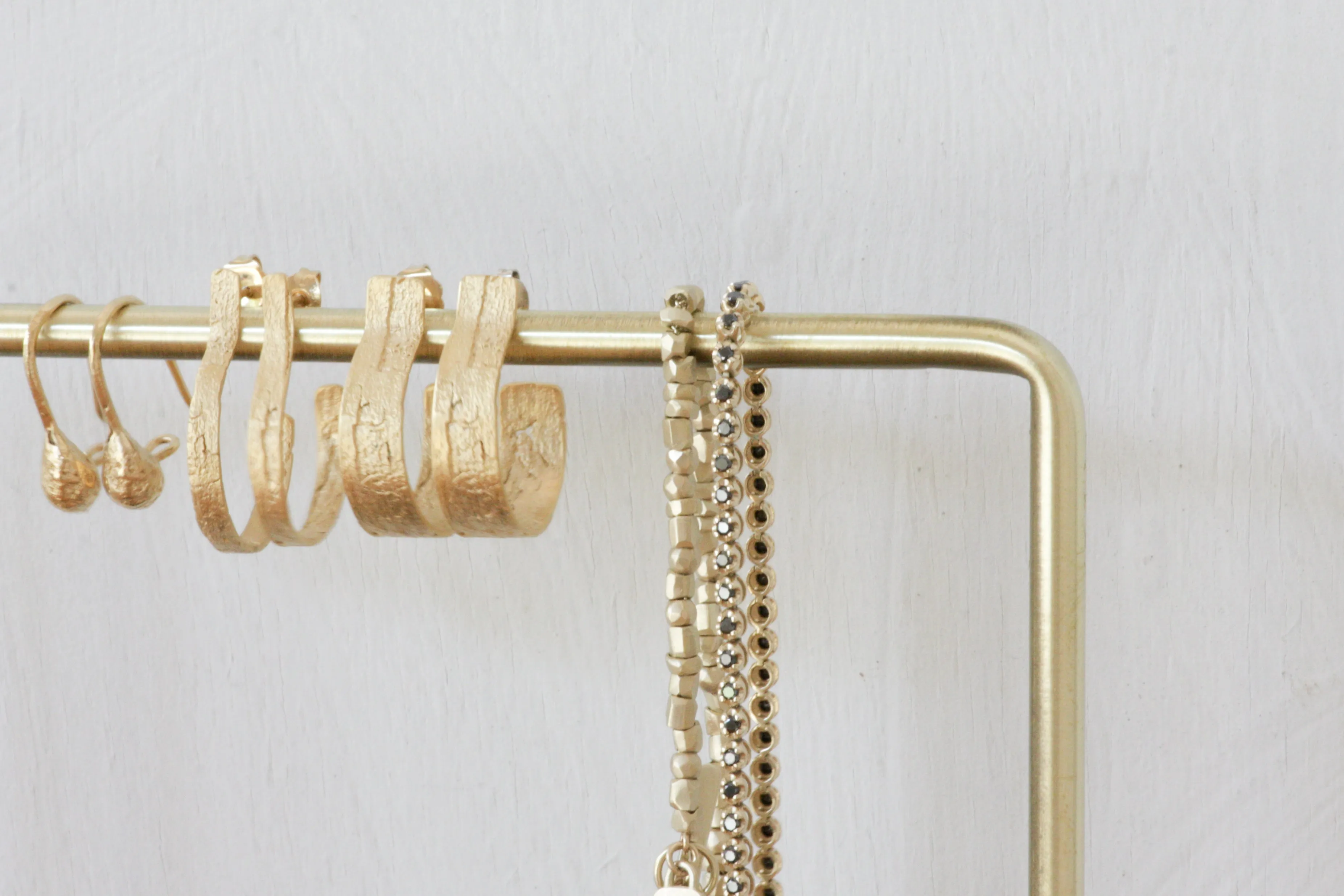 Tree fruit gold dangles