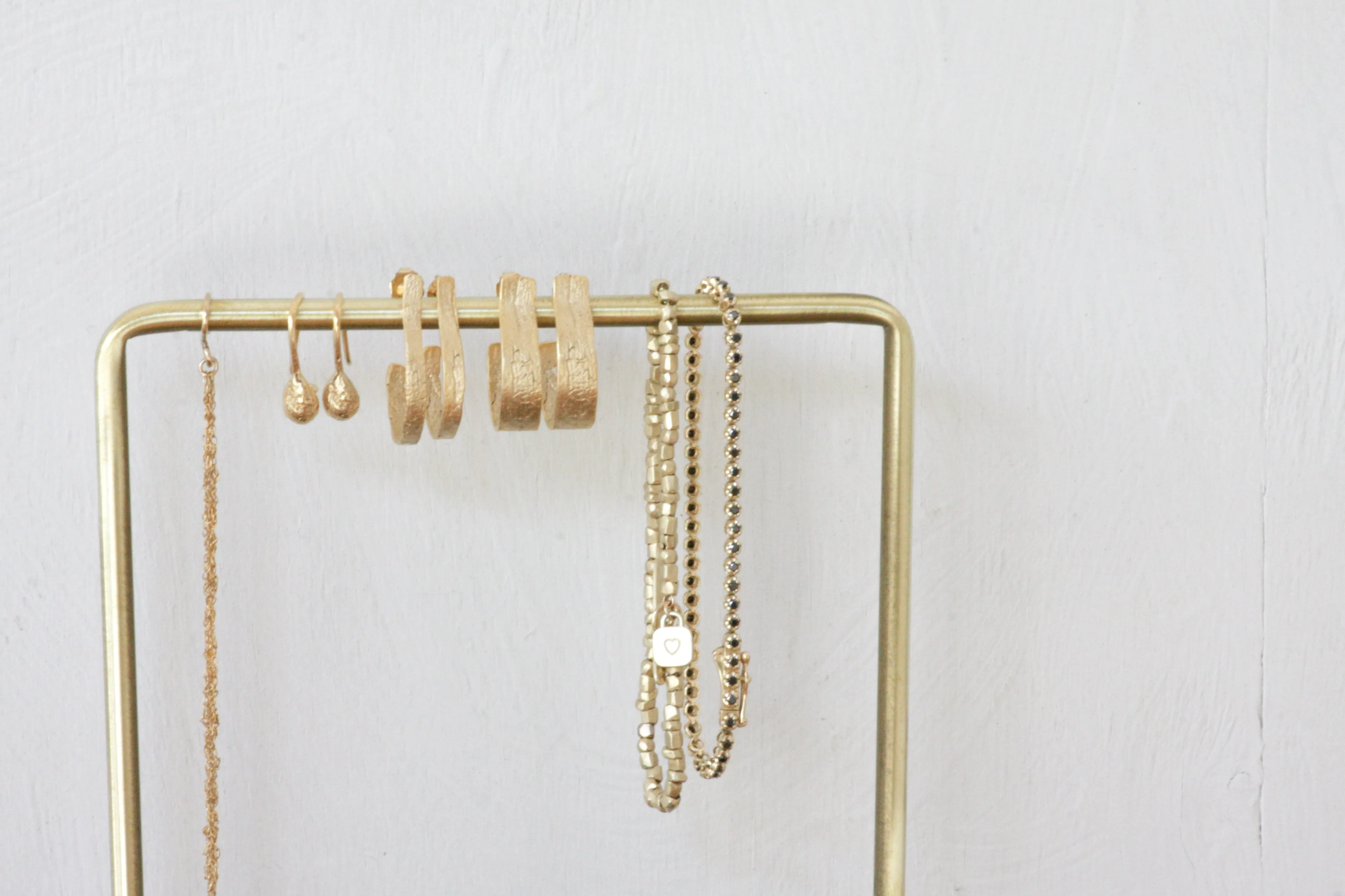 Tree fruit gold dangles