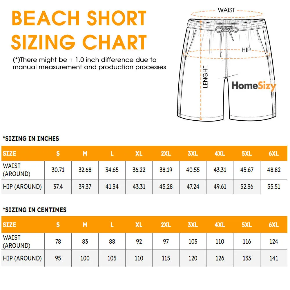 Tropical Palm Bigfoot Men's Button's Up Shirts - Hawaiian Shirt & Beach Shorts