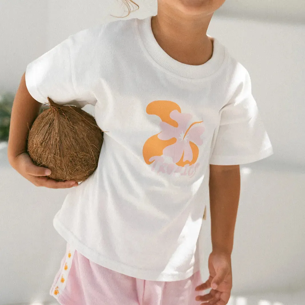 Tropics Tee - Hibiscus