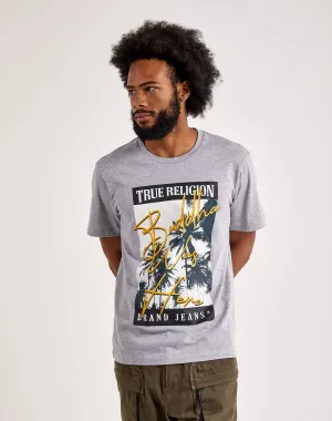 True Religion Buddha Was Here Palm Tee