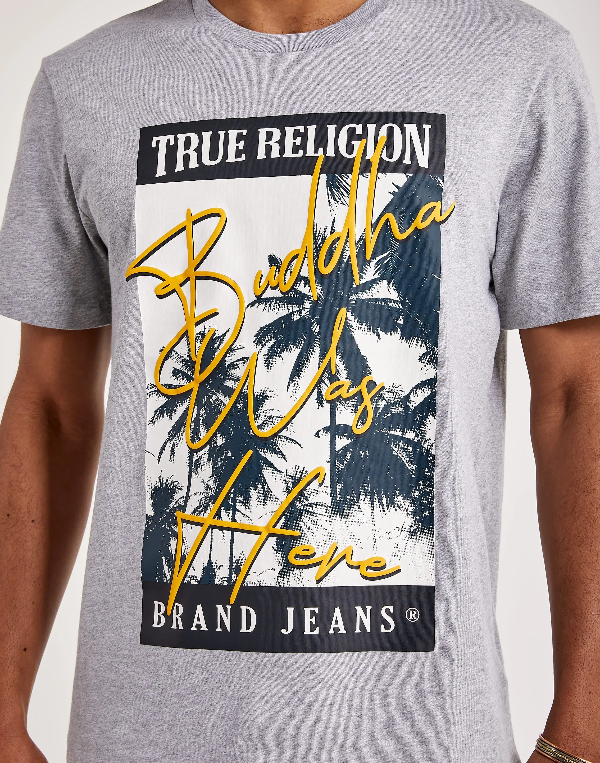 True Religion Buddha Was Here Palm Tee