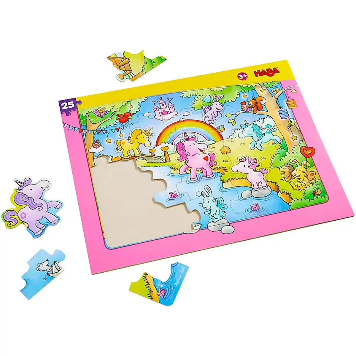 Unicorn Glitterluck Puzzle (25 Pieces) - HABA