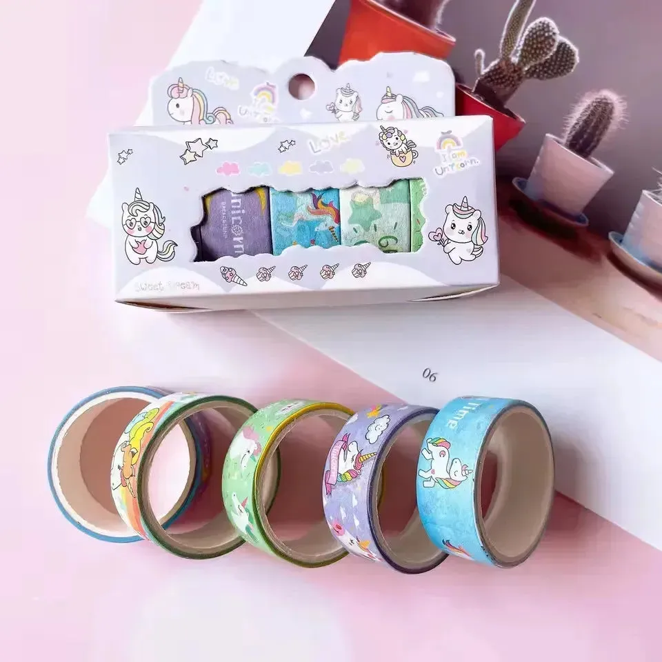 Unicorn Magic Washi Tape (Set of 5)