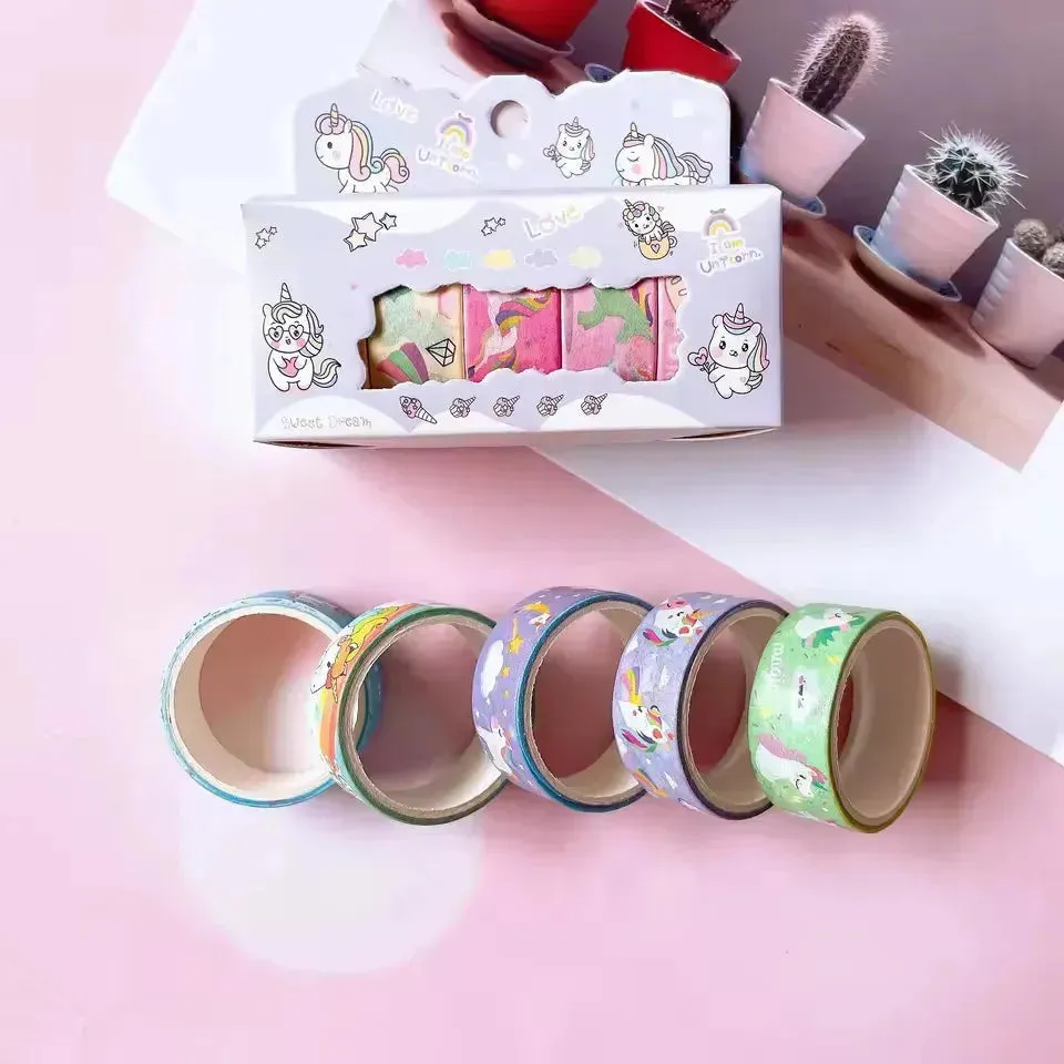 Unicorn Magic Washi Tape (Set of 5)