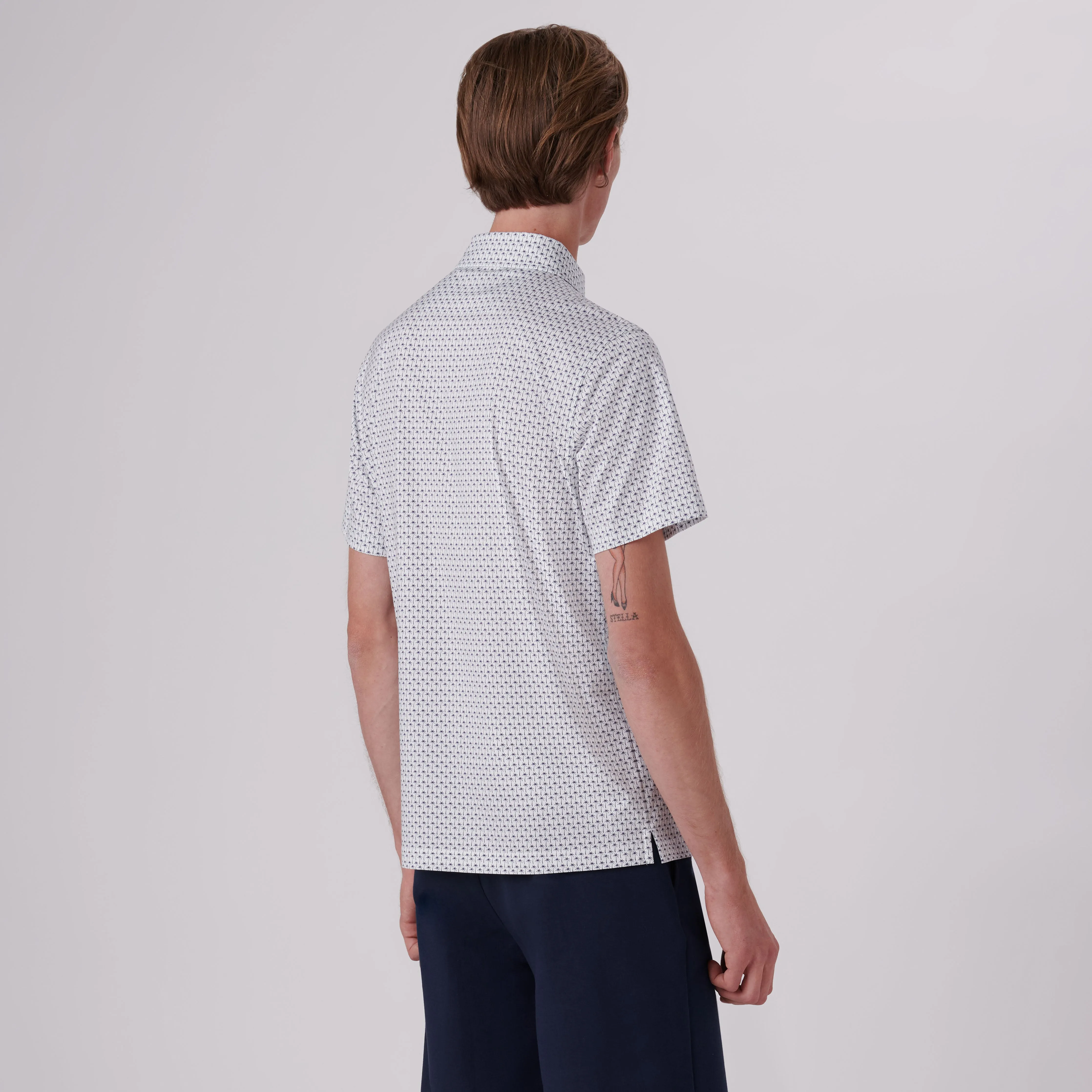 Victor Palm Trees Print OoohCotton Polo