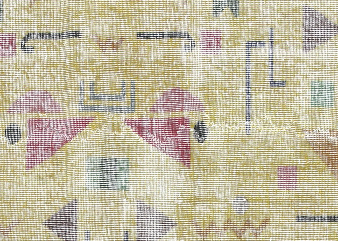 Vintage Turkish Mid-Century-Modern Rug - 6'9" x 9'7"