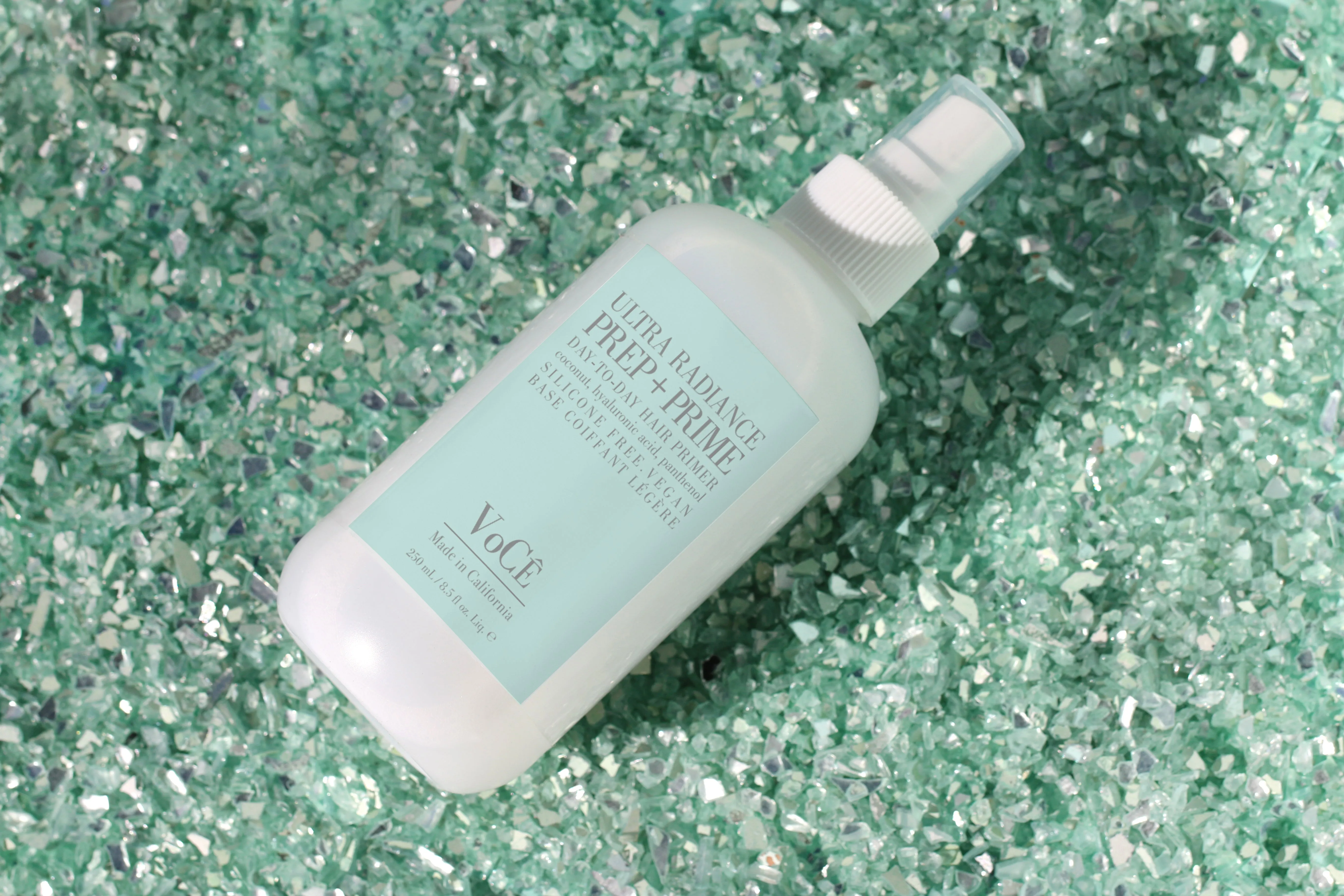 VoCÊ Haircare – Vegan Prep   Prime Blowout Spray | Shine, Style Retention, Heat Protection, Nourishes Hair, Anti-Frizz, Non-Toxic, Cruelty-Free, Vegan Haircare (8.5 oz | 250 ml)