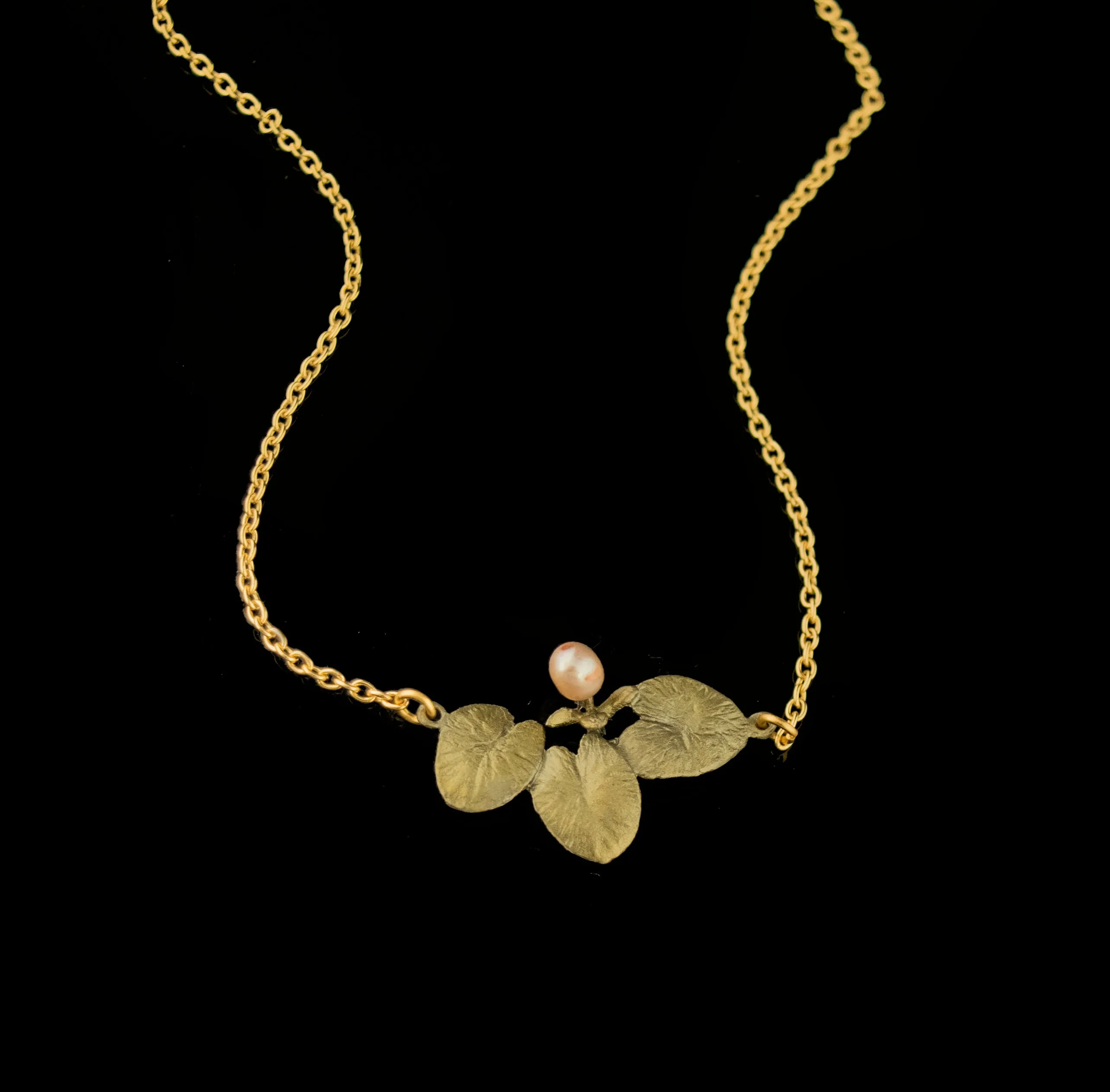 Water Lilies Dainty Pendant