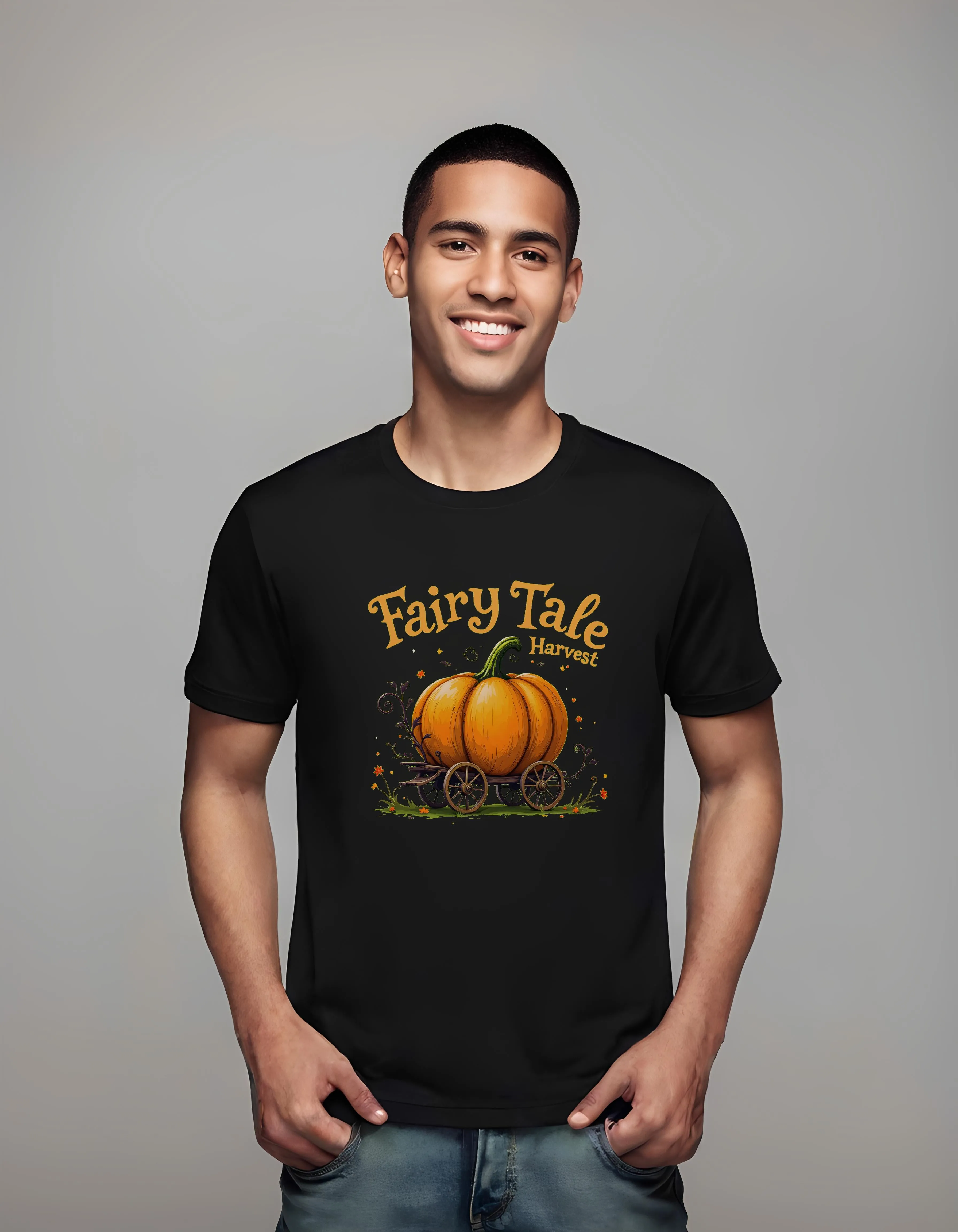 Whimsical Pumpkin Carriage Design | Classic T-Shirt (Unisex)