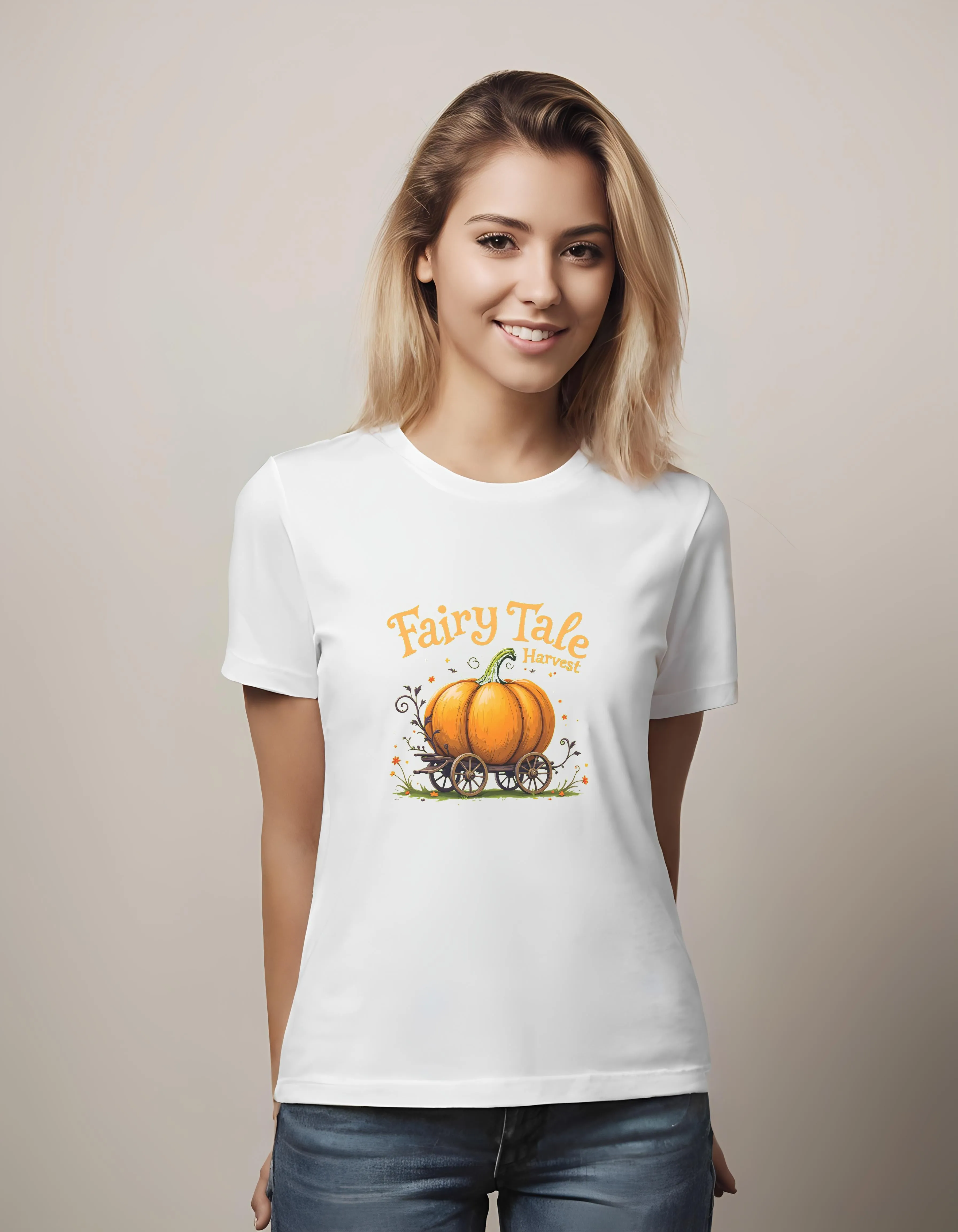 Whimsical Pumpkin Carriage Design | Classic T-Shirt (Unisex)